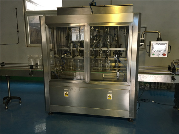 Ĉinio lineara tipo manĝebla oleo pleniganta maŝino