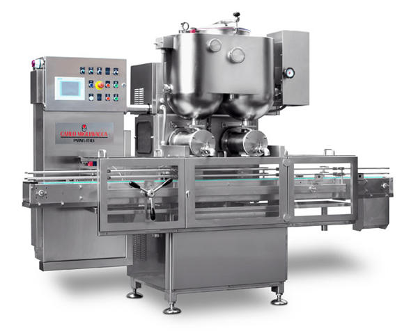 Pleniganta Maŝino De Duoblaj Kapoj Semi-Aŭtomaj Fruktaj Jam 