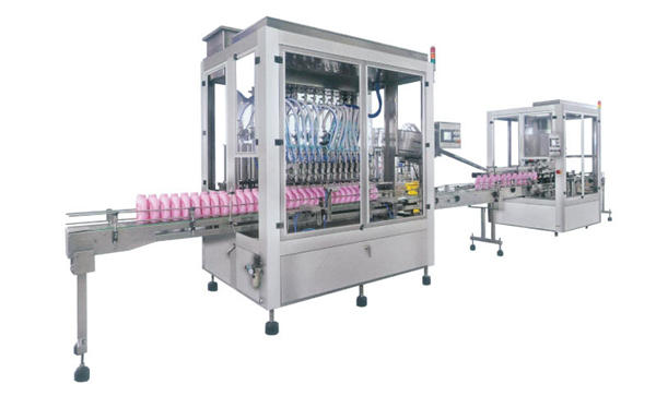 Plena Aŭtomata Likva Sapo-Detergila Ŝampuo Pleniganta Maŝinon