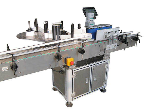 Aŭtomata glumarko Ronda Botelo-Etikigita Fabrikisto